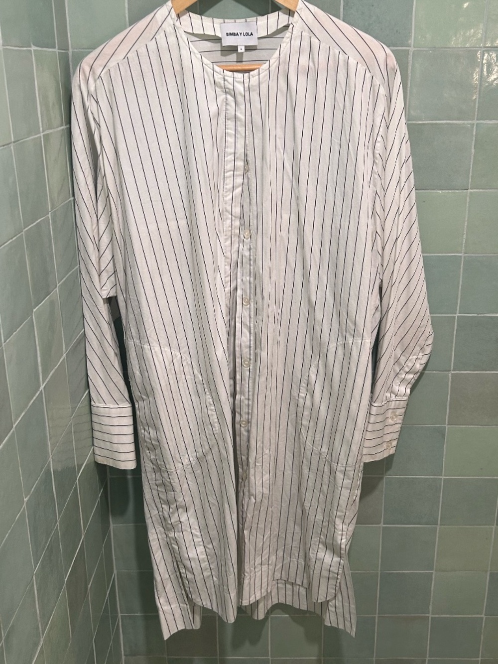 Bimya Y Lola / Long stripe shirt with pockets / Size S